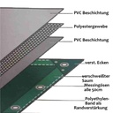 biały 650 g/m² PVC 4 x 8m (32m²) Plandeka-0