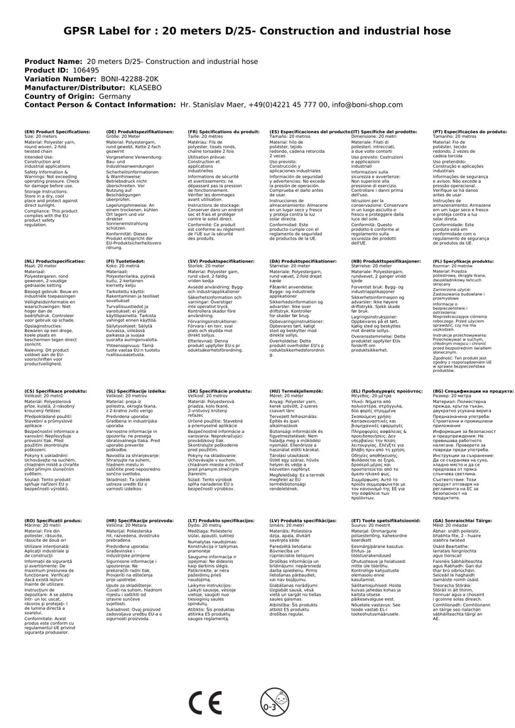 20 metrów D/25- wąż budowlany i przemysłowy-1