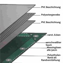 zielony 650 g/m² PVC 3,5 x 7m (24,5m²) plandeka-1