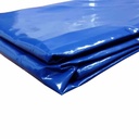 niebieski 650 g/m² PVC 3 x 4m (12m²) plandeka-0