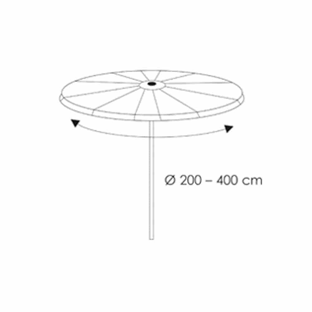 Pokrowiec Deluxe na parasol boczny, ok.64x250-0