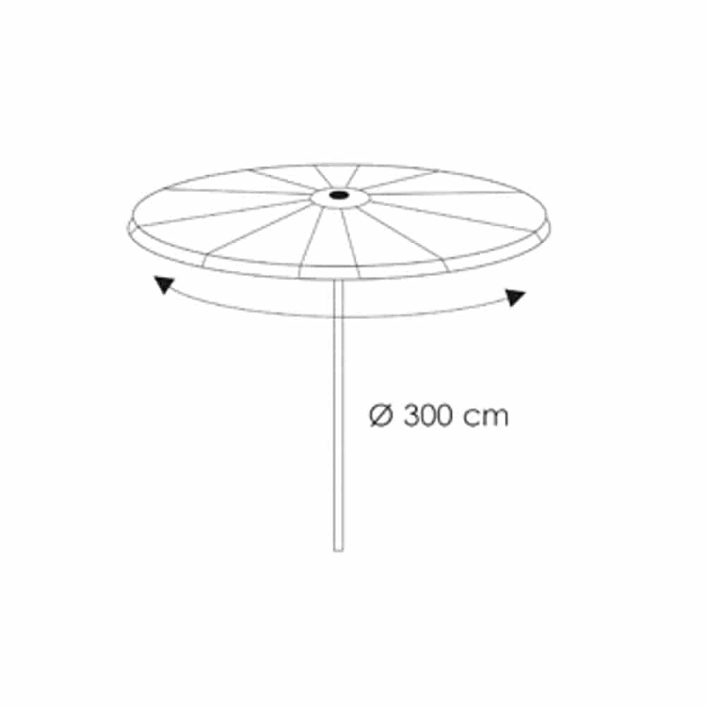 Pokrowiec Deluxe na parasol imprezowy, ok.Ø300-0