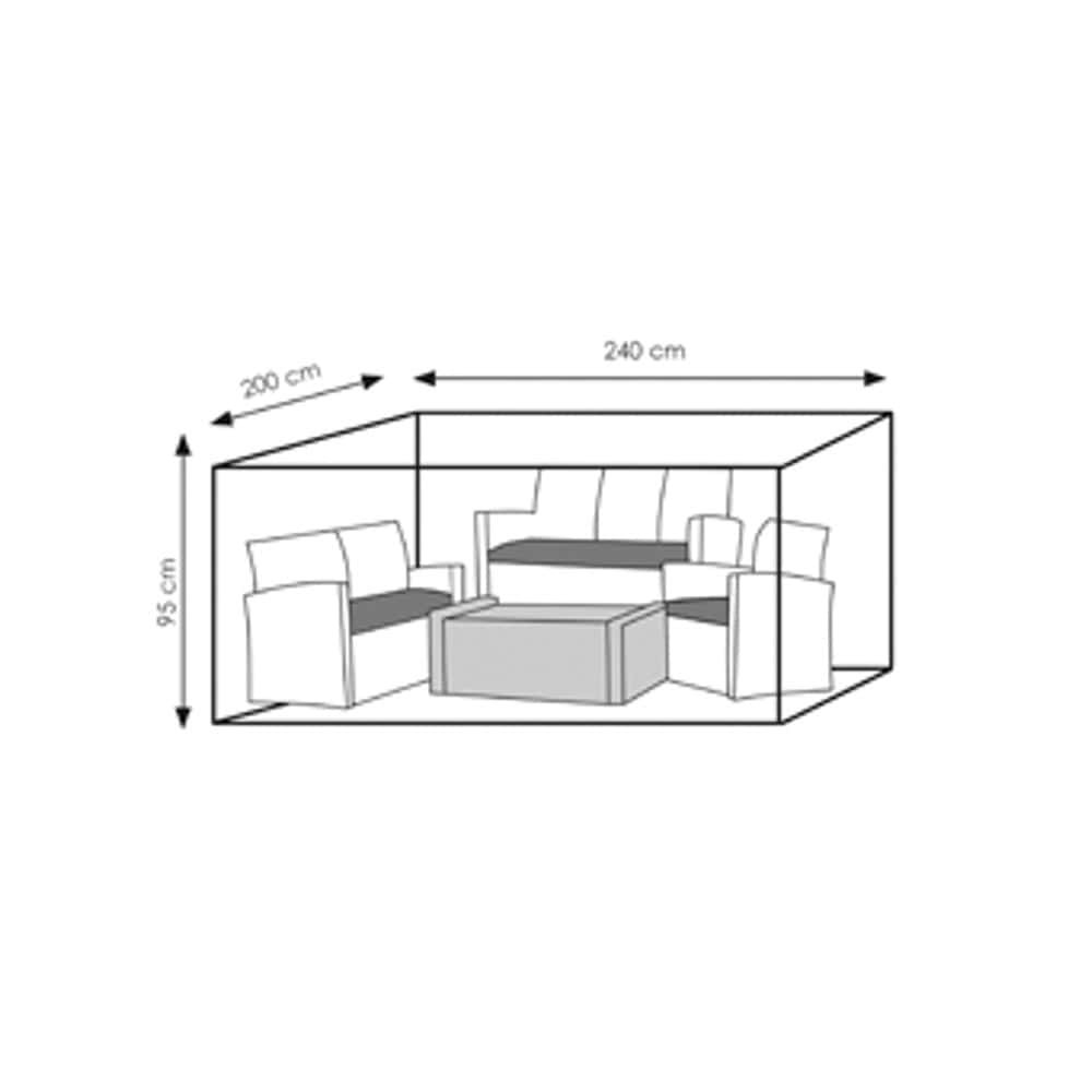 Pokrowiec Deluxe Lounge, ok.240x200x95-0