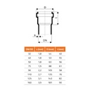 KG NBR Uszczelka - olejoodporna DN/OD 125 (KG PVC, HT Safe)-0