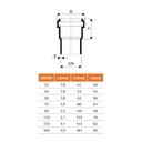 HTsafeGM Uszczelka gumowa DN/OD 40/30 A-1