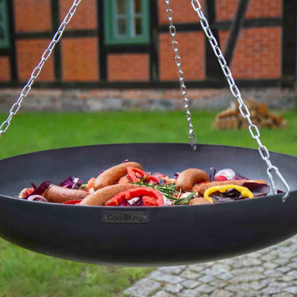 Wok - Patelnia z naturalnej stali 60 cm-2