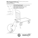 Wózek z rurami pionowymi 400 kg Typ S + EasySTOP-0