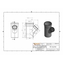 KGEA Rozgałęzienie DN/OD 250/160 45 stopni-2