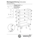 Wózek piętrowy wysoki 5 tac 250 kg nośności Typ XL + EasySTOP-1