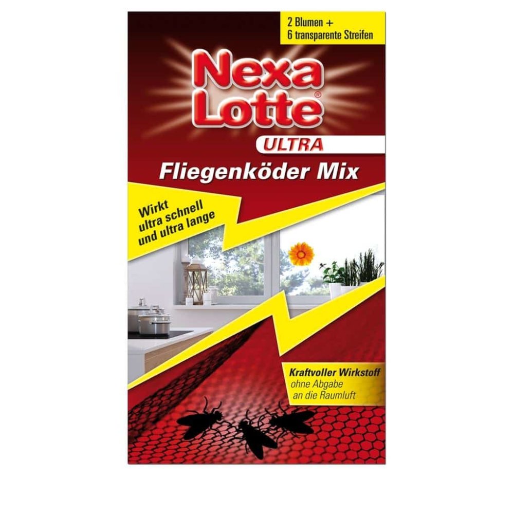 NEXA LOTTE® Ultra Przynęta na Muchy Mix 2 Obrazki Motywacyjne + 6 Pasków