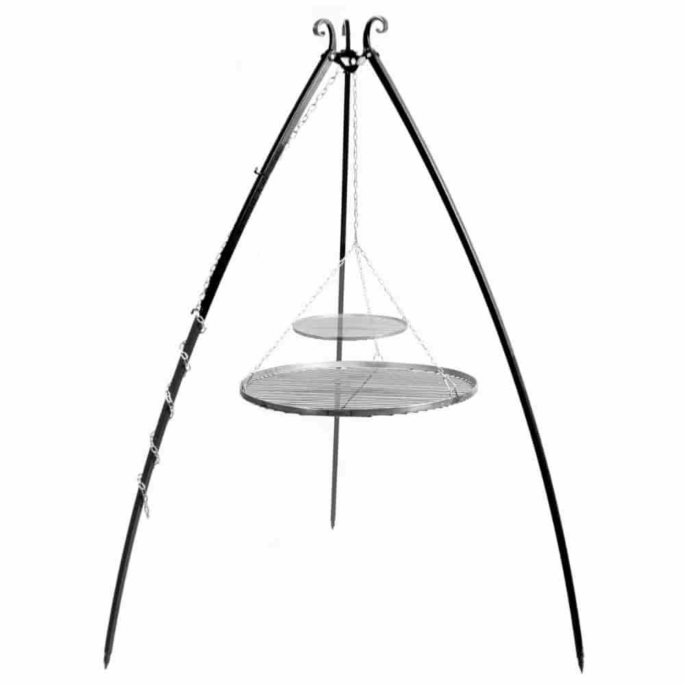 Grill wahadłowy 200 cm + podwójny ruszt 80 cm i 40 cm