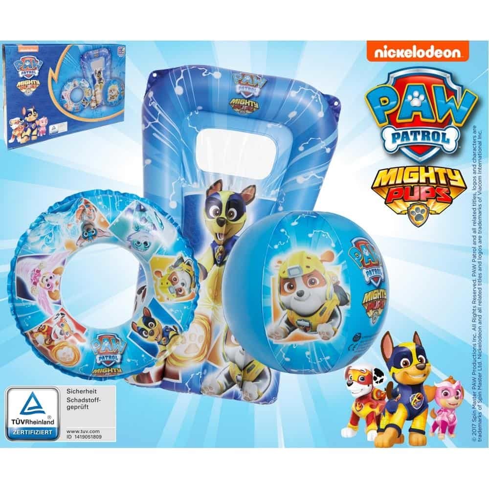 Paw Patrol Zestaw plażowy 3-częściowy