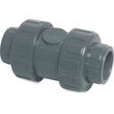 Zawór zwrotny PVC-U 50 mm z mufą klejoną