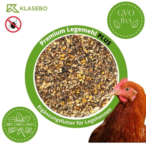 [BONI-42471] 25 kg Premium Legemehl PLUS z oregano - karma dla drobiu dla kur, gęsi, kaczek