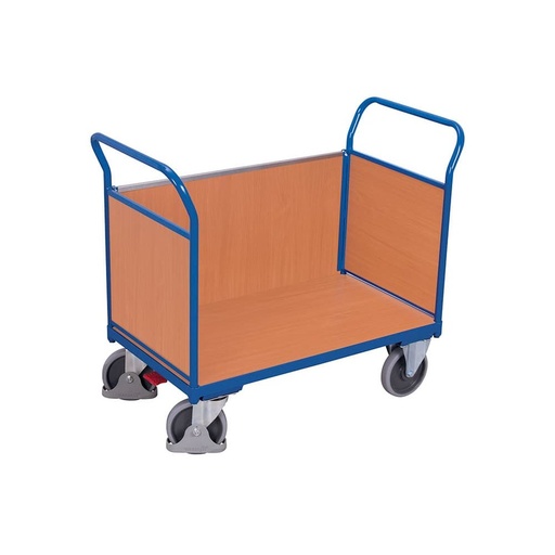 [BONI-sw-800.302] Wózek z trzema ściankami 500 kg Typ XL + EasySTOP