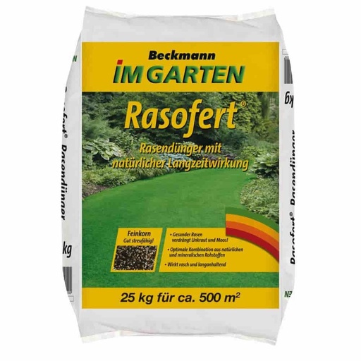 [BONI-10120] Nawóz do trawników Rasofert 25kg organiczny mineralny 12+3+5 na około 500m²